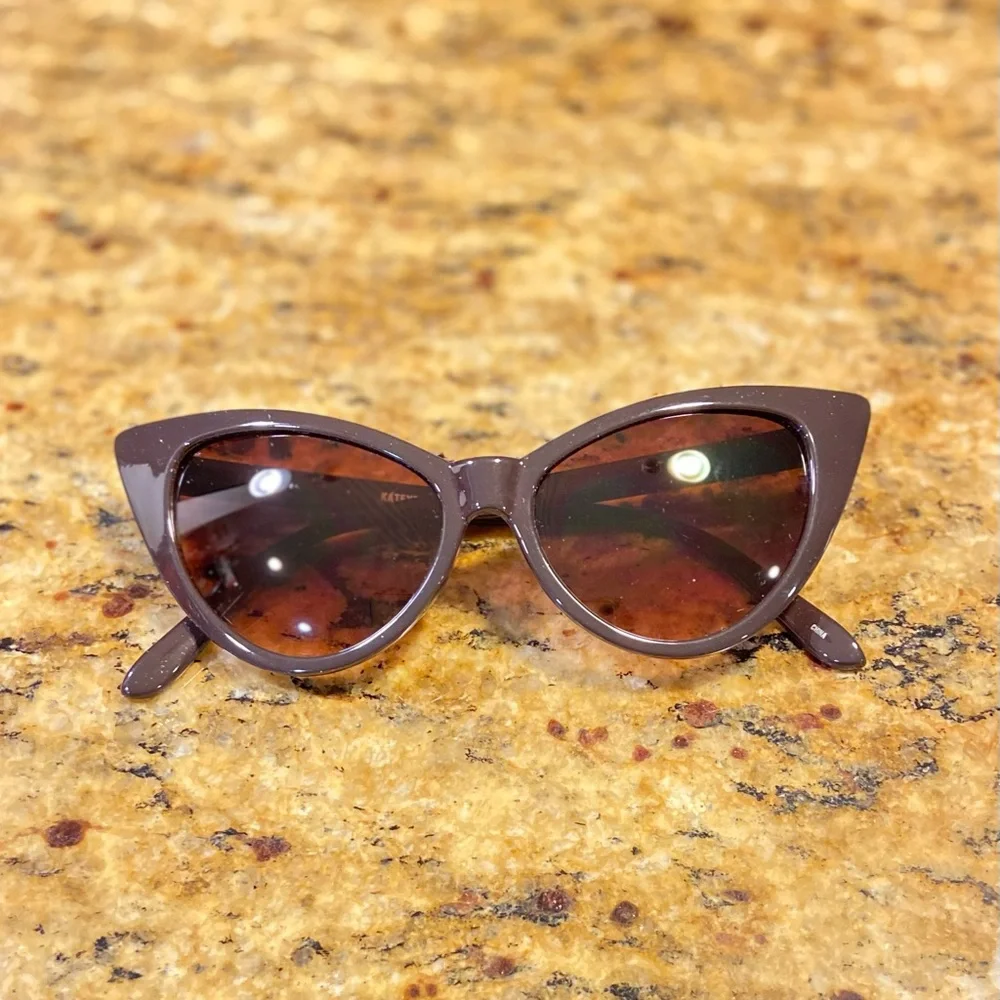 Kids Retro New Cat Eye Full Frame Gradient Sunglasses